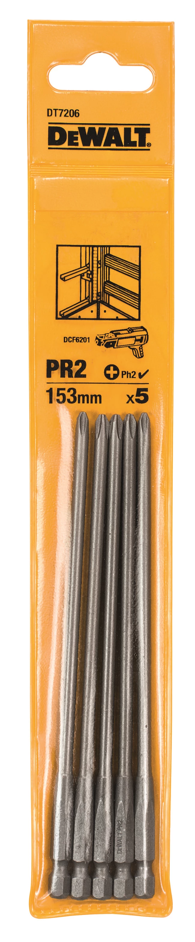 Skruvbits för gips, PR2, 5st