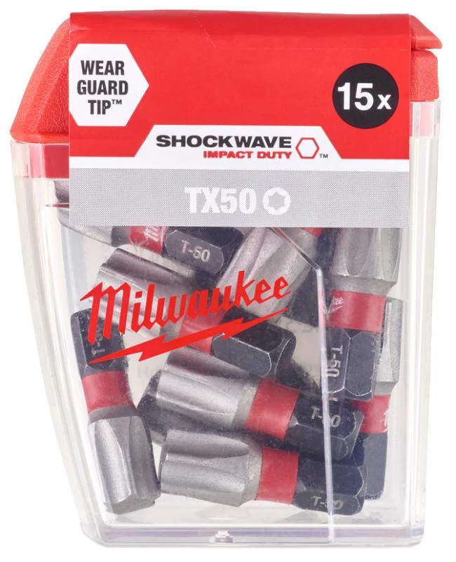 BITS SHOCKWAVE TX50X25MM CD 25 BITS SHOCKWAVE TX50X25MM CD 25