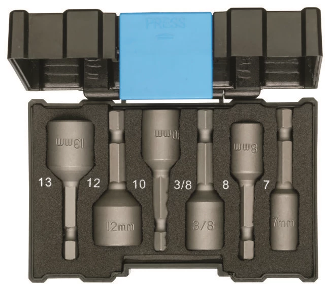 Bitshylssats 1/4'' magnetisk