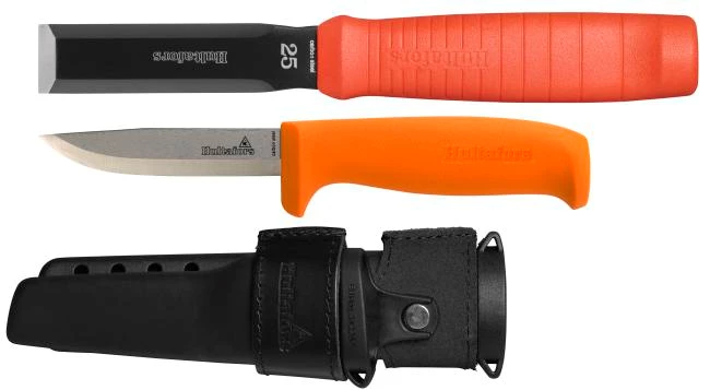 Stämjärn och Hantverkarkniv Hultafors EDC 25 & HVK