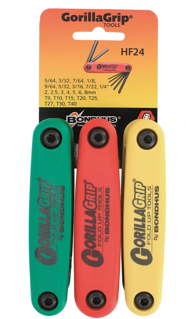 VIKSATS TUM/MM/TORX 3-PACK GORILLA GRIP