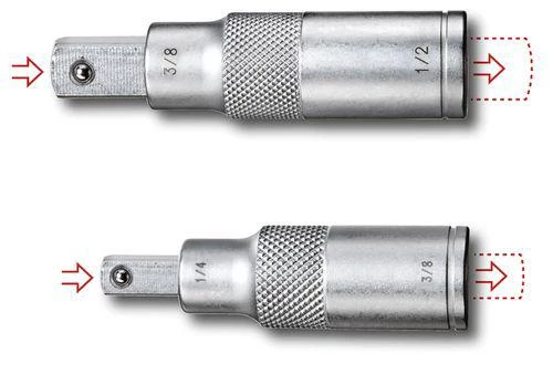 Reducering 1/2"-3/8"-1/4"