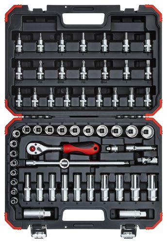 Hyllsnyckel set 3/8", 59 pcs