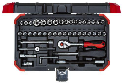 Hyllsnyckel set 1/4", 46 pcs