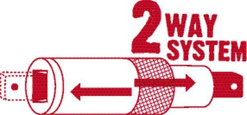 Reducering 1/2"-3/8"-1/4"