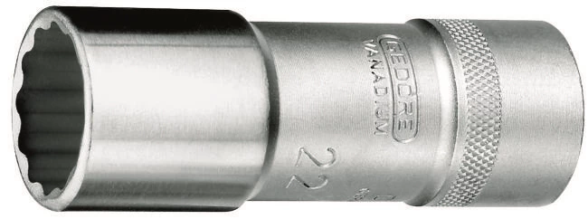 Hylsa 1/2'' MM 12-kantig lång