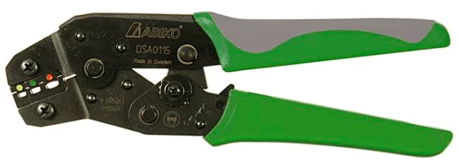 Kabelskotång för isolerade kabelskor. Abiko DSA-0115