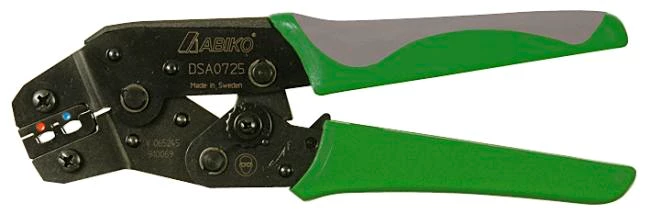 Kabelskotång för isolerade kabelskor. Abiko DSA 0725 / KAS 0760 / KSAC 0760