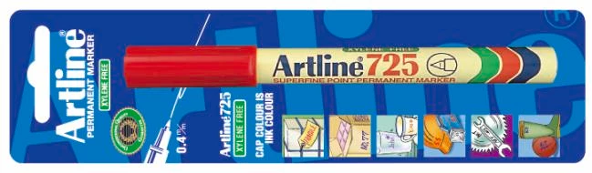 MÄRKPENNA ARTLINE 725 SVART SB
