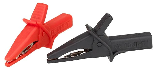 Krokodilklämmor till Tångamperemetrar och Multimetrar