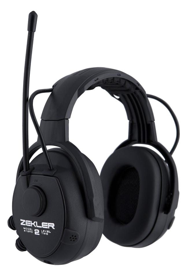 HÖRSELKÅPA ZEKLER 412RD RADIO-MEDHÖRNING