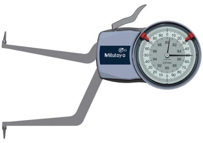 Analogt skänkelmätur för invändig mätning