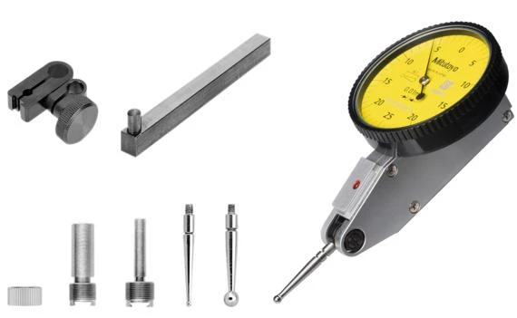 Analog vippindikator 0,01 mm i sats