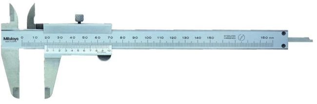 Analogt skjutmått med nonieskala