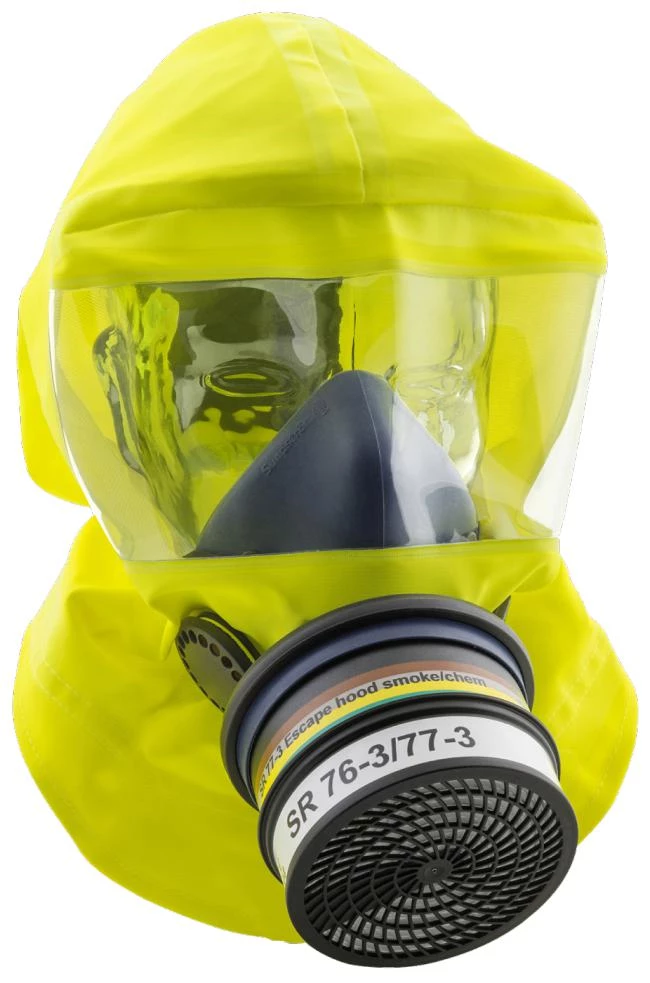 Flykthuva Brand/Chem SR 77-3 med väska Sundström