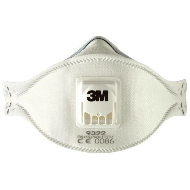 HALVMASK 3M 9322+ FFP2 FILTRERANDE MED VENTIL