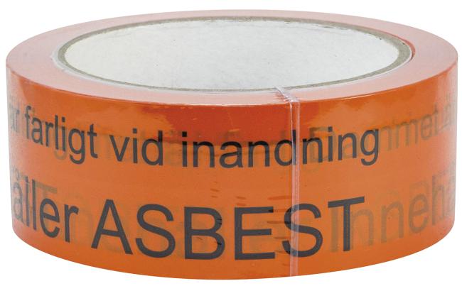 Varningstejp ASBEST