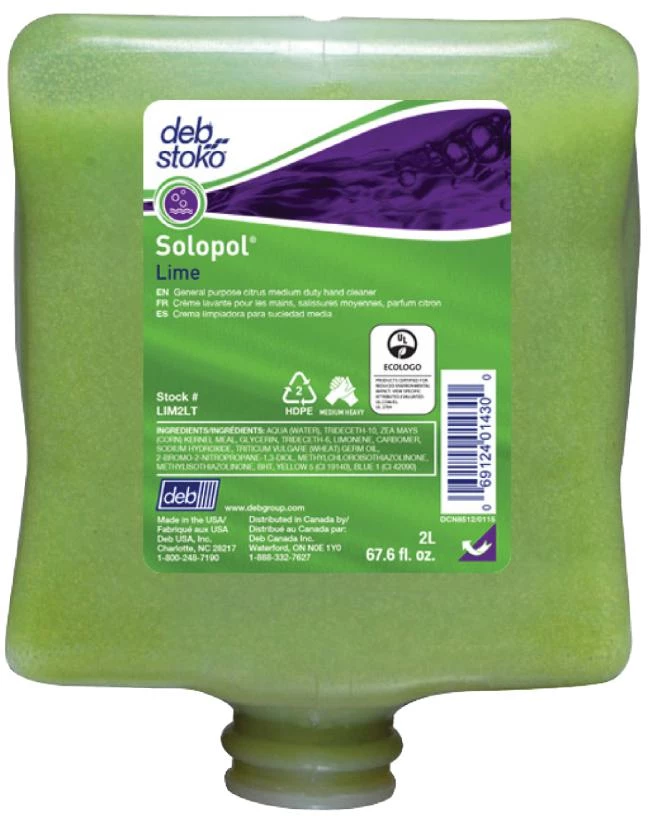 Handrengöring Deb Solopol Lime