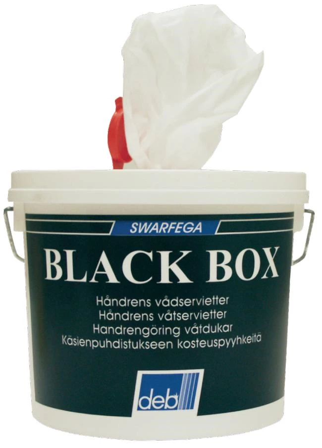 Våtrengöringsduk Deb Black Box