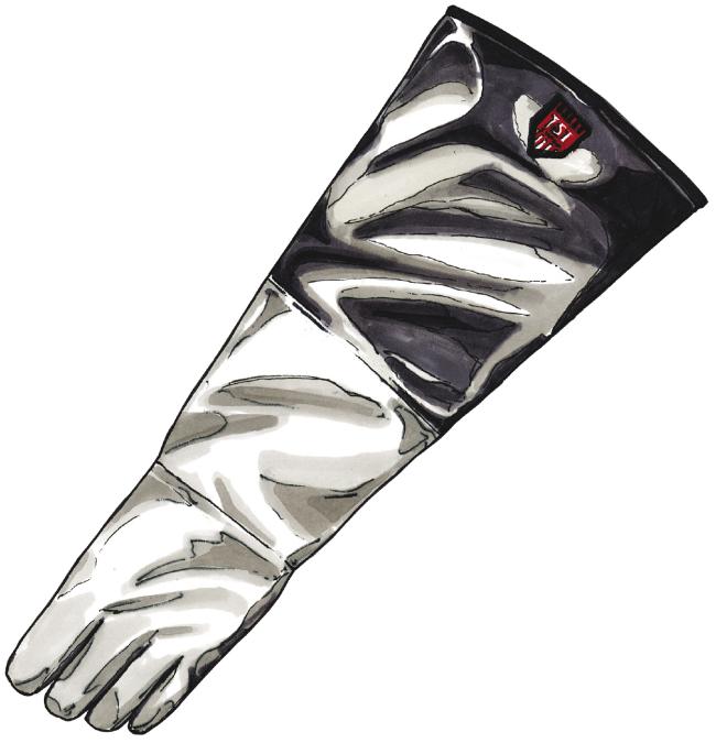 Aluminiserade Handskar TST