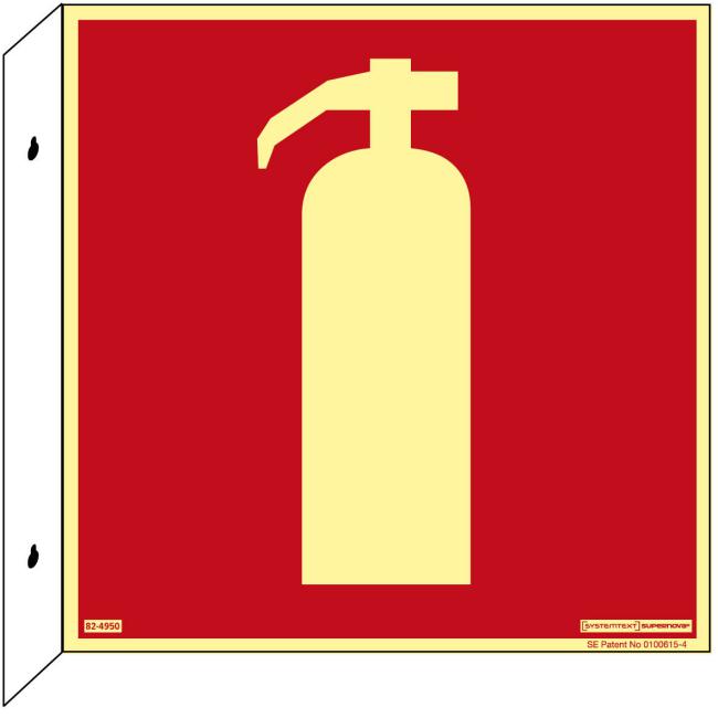 Supernova Brandskylt Brandsläckare AFS 2008:13