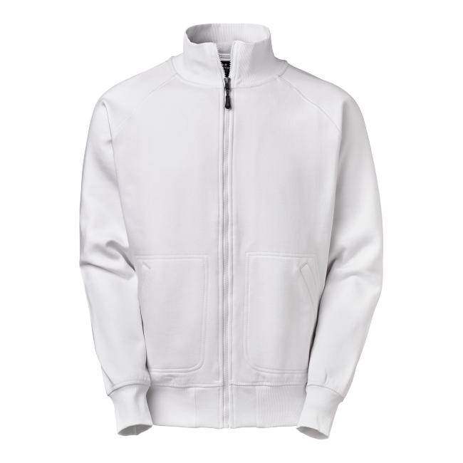 Denver collegetröja med hellång dragkedja