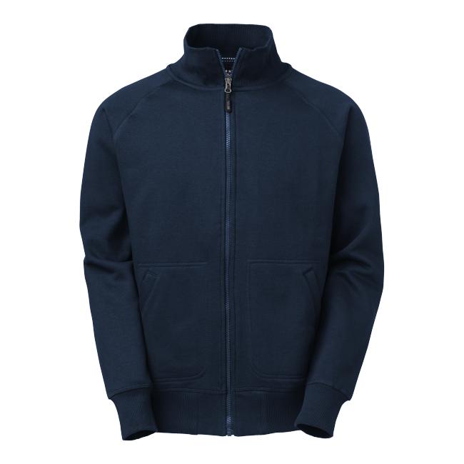 Denver collegetröja med hellång dragkedja