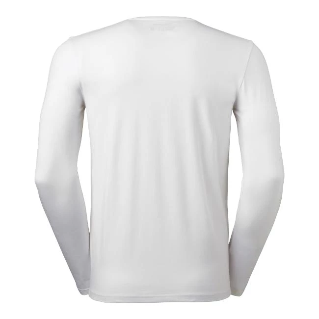 LEO MS R-NECK LS WHITE L