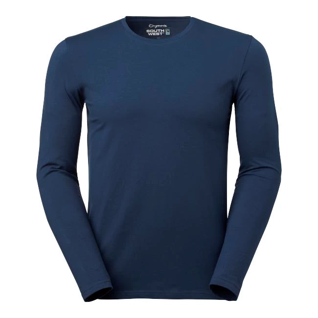 LEO MS R-NECK LS INDIGO S