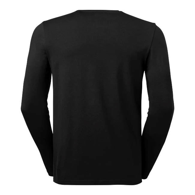 LEO MS R-NECK LS BLACK S