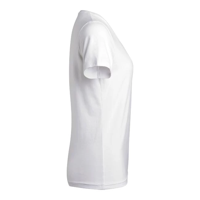 NORA LDS R-NECK WHITE S T-SHIRT