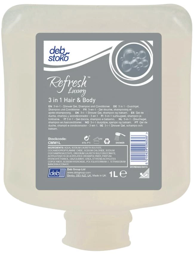 DUSCHTVÅL REFRESH HAIR&BODY 1L