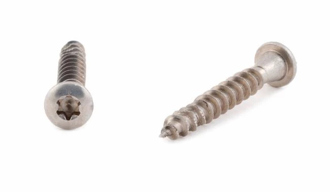 Rännkrokskruv/beslagskruv A2