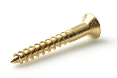 Träskruv TKFX mässing