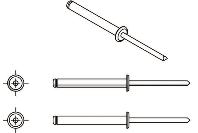 Blindnit kullrig öppen AL/ST