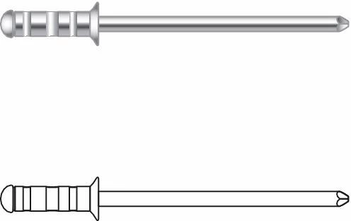 Blindnit multigrip försänkt AL/ST