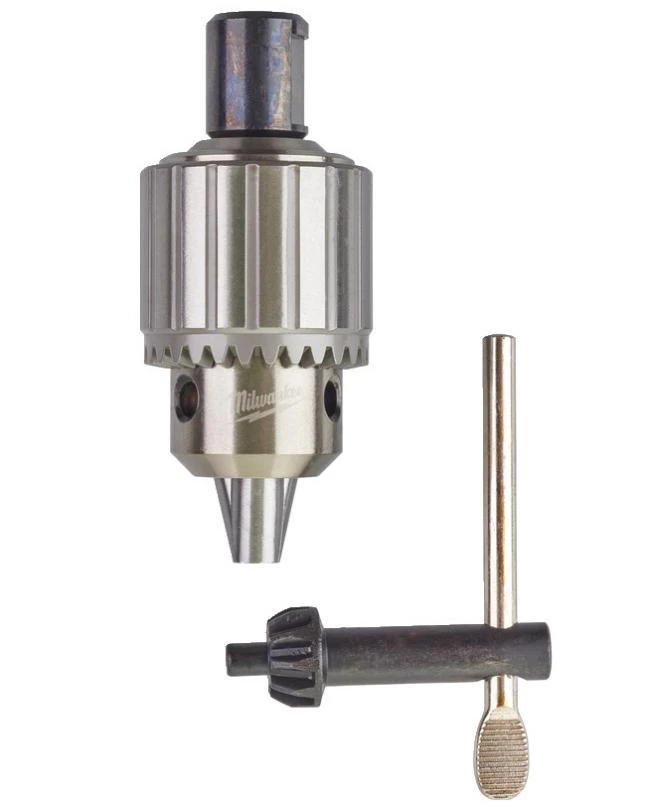 Chuck med nyckel och adapter