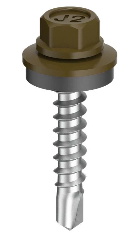 FARMARSKRUV 4,8X20/Ö RAL8014 S EPIABRUN HEX8 C3