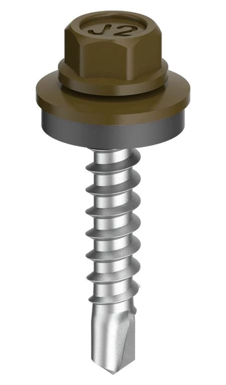 FARMARSKRUV 4,8X20/Ö RAL8017 B RUN HEX8 C3