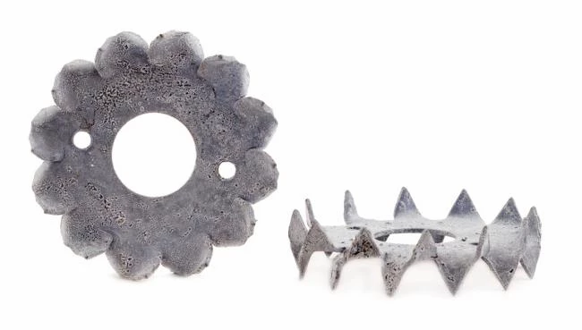 Tandbricka bulldog - rund tvåsidig