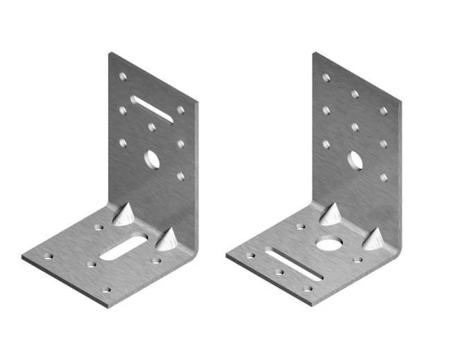 Vinklar förstärkt med avlångt hål (2,5 mm) FZV