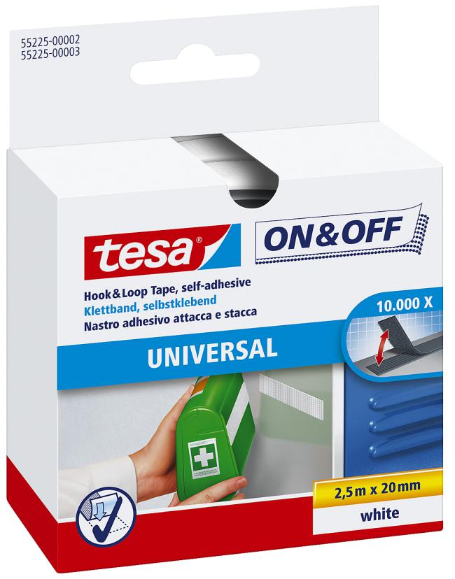 KARDBORRBAND 55224 20MMX1M VIT