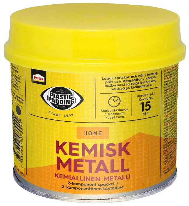 PTX PP Spackel kemisk metall 180 ml/460 ml