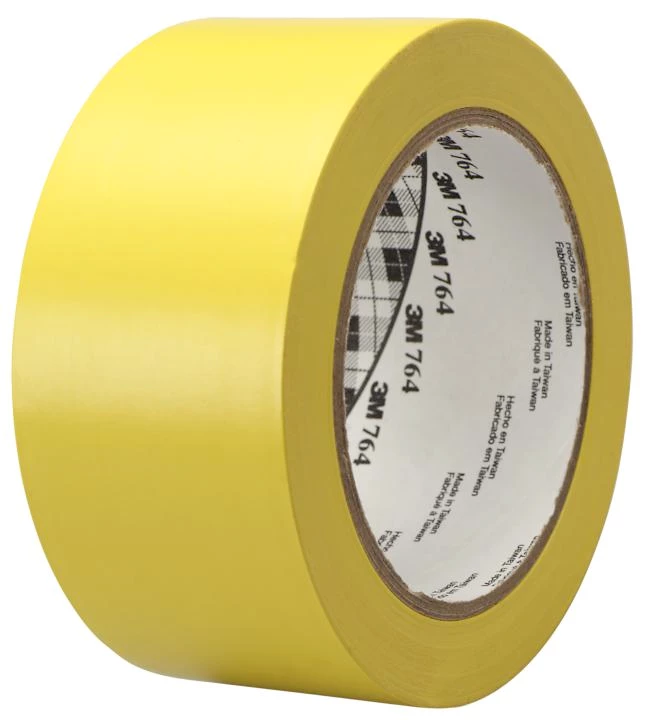 3M Vinyltejp Allround 764 i gul färg.