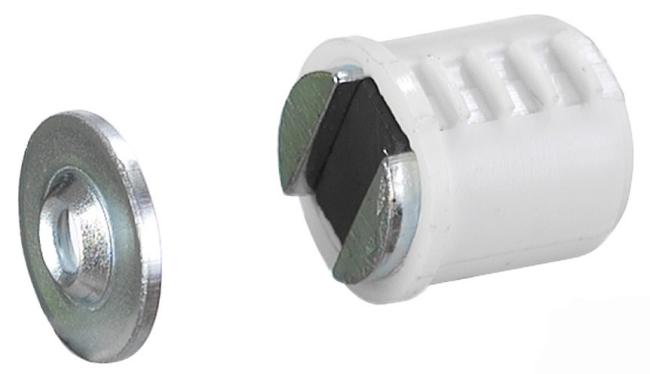 Magnetlås runt Struktur