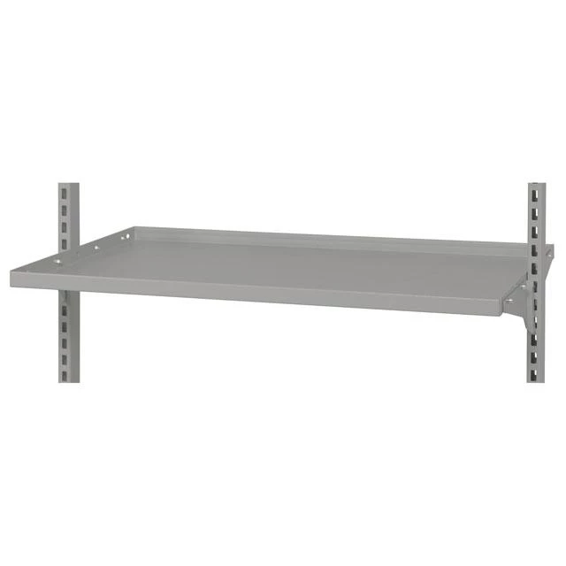 HYLLPLAN DUBBELT GRÅ 645X450MM