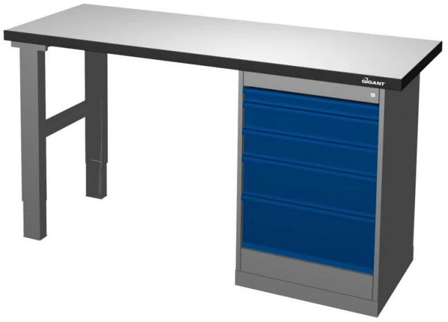 Stabile 500 arbetsbord, djup 600 mm