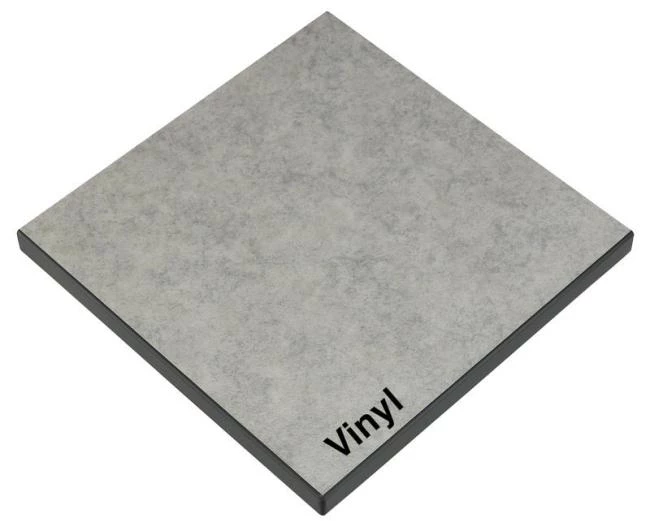 Bordsskiva - Vinyl grå Djup 800 mm - tjocklek 24 mm