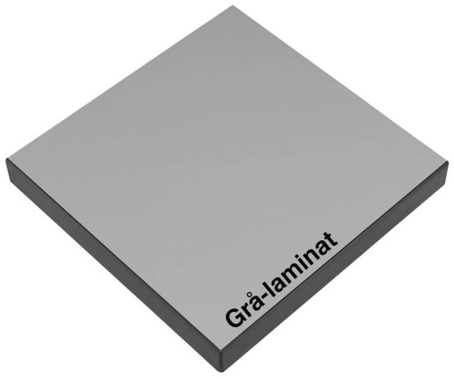 Bordsskiva - Laminat grå Djup 800 mm - tjocklek 40 mm