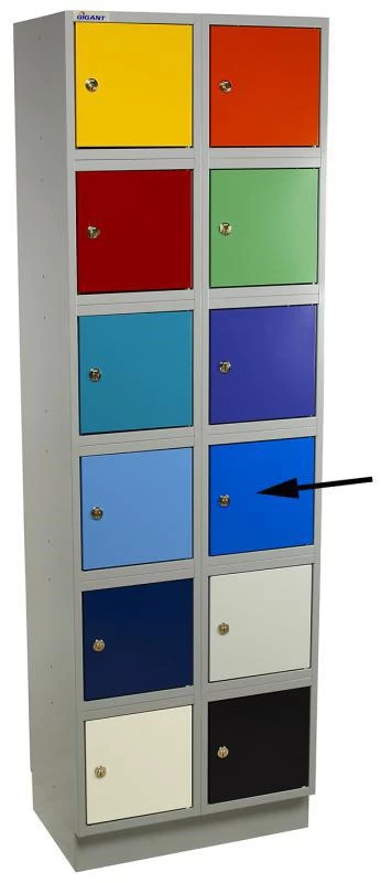 Värdefackmodul grå/blå